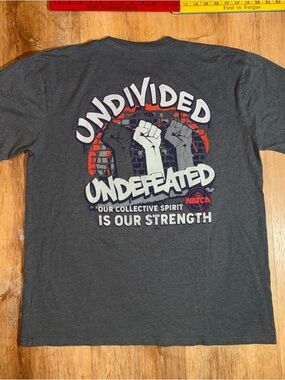 Promo NATCA Houston Texas “Undivided Undefeated” T Shirt Cotton Extra Large XL